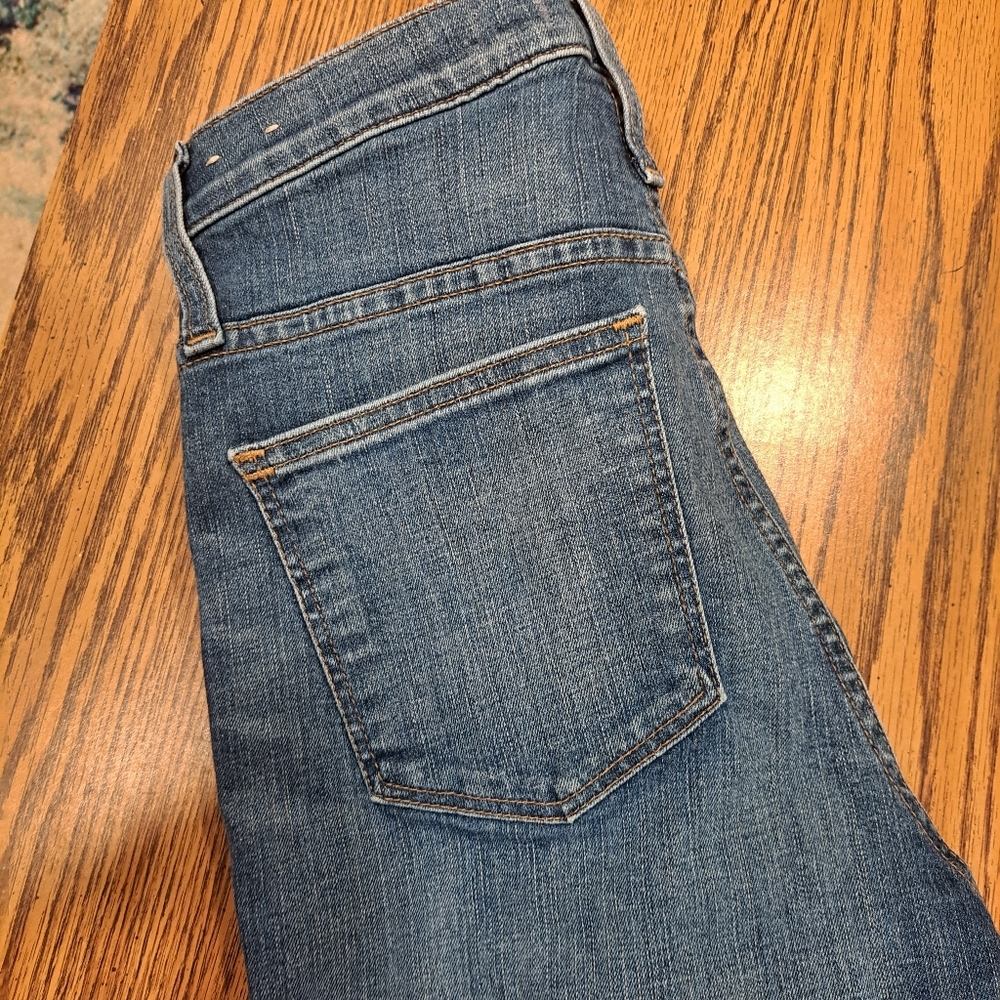 Madewell Curvy High Rise Skinny Jeans: Drop Step Hem Edition - Picture 8 of 11